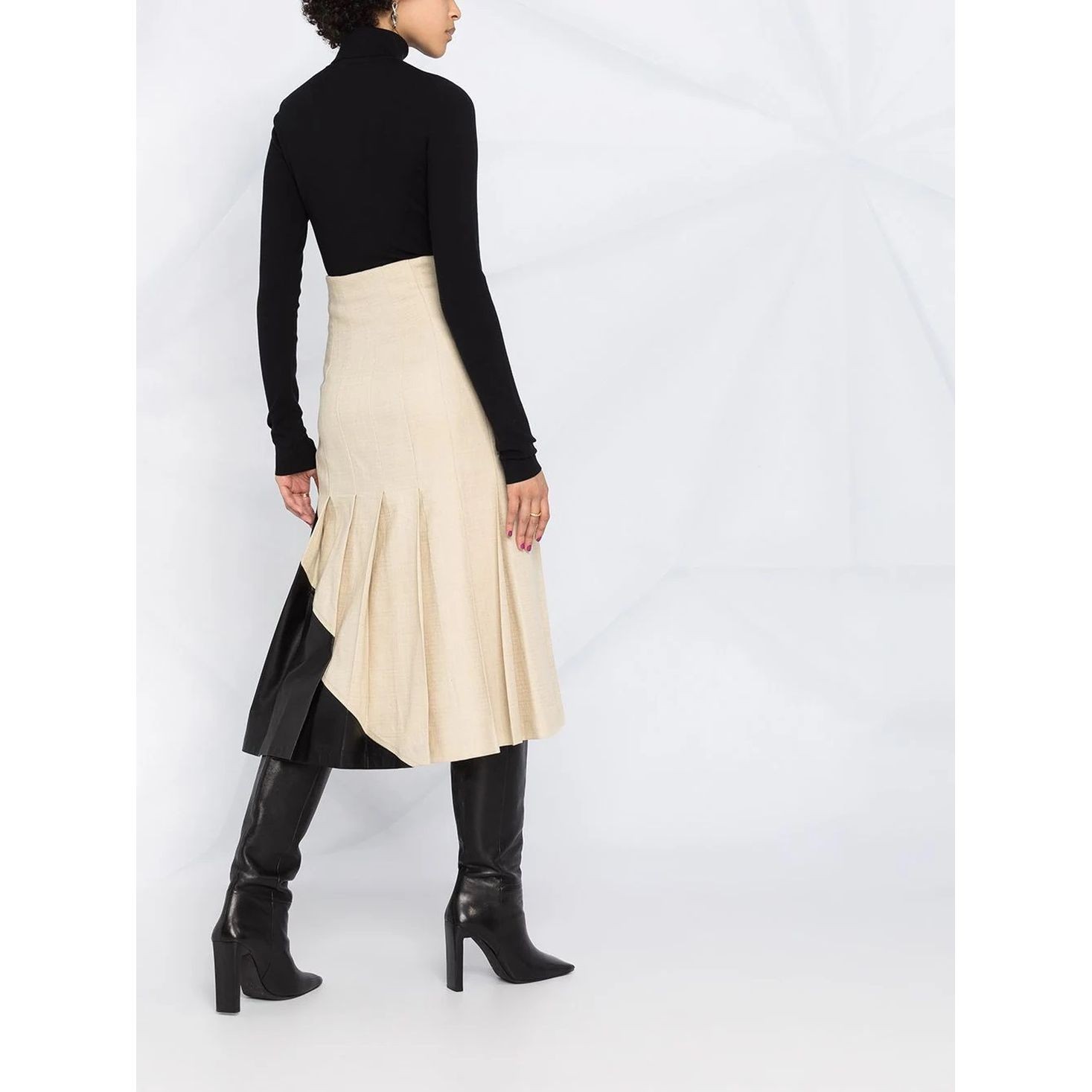 JOSEPH Megztinis moterims, Juoda, Turtle neck sweater 3