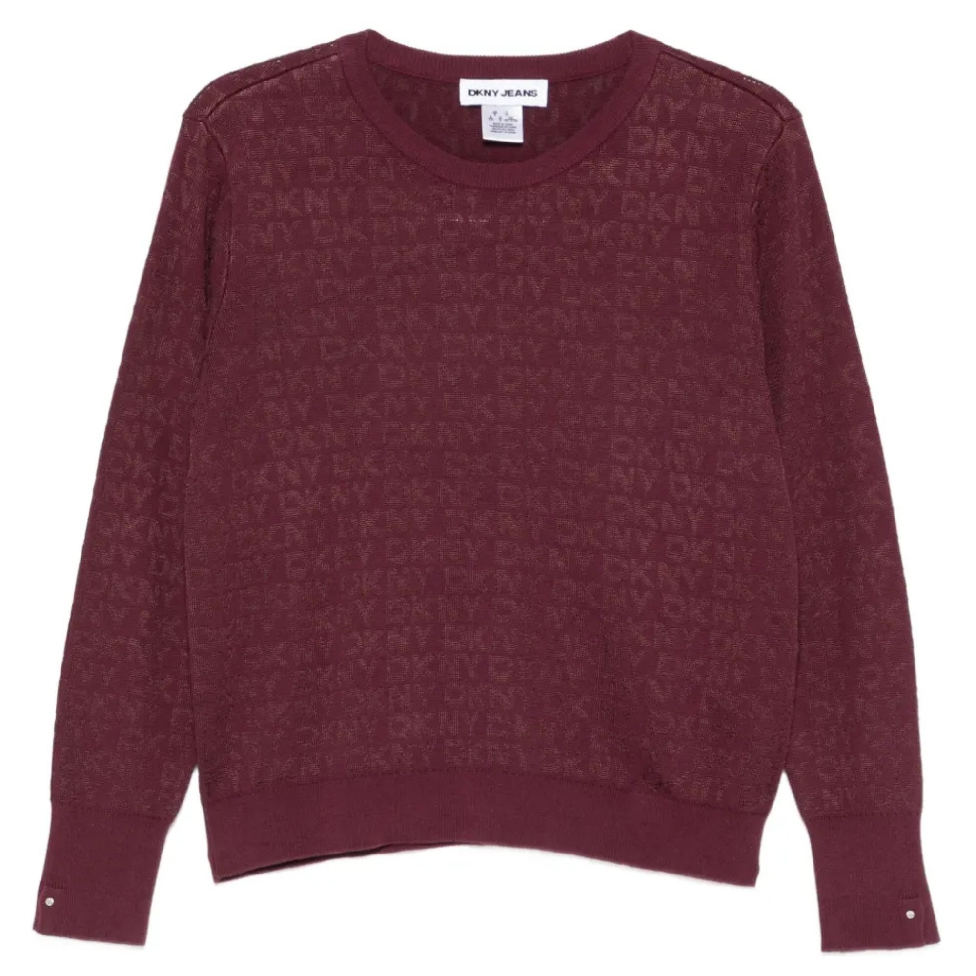 DKNY Megztinis moterims, Mėlyna, Long sleeve crew nec