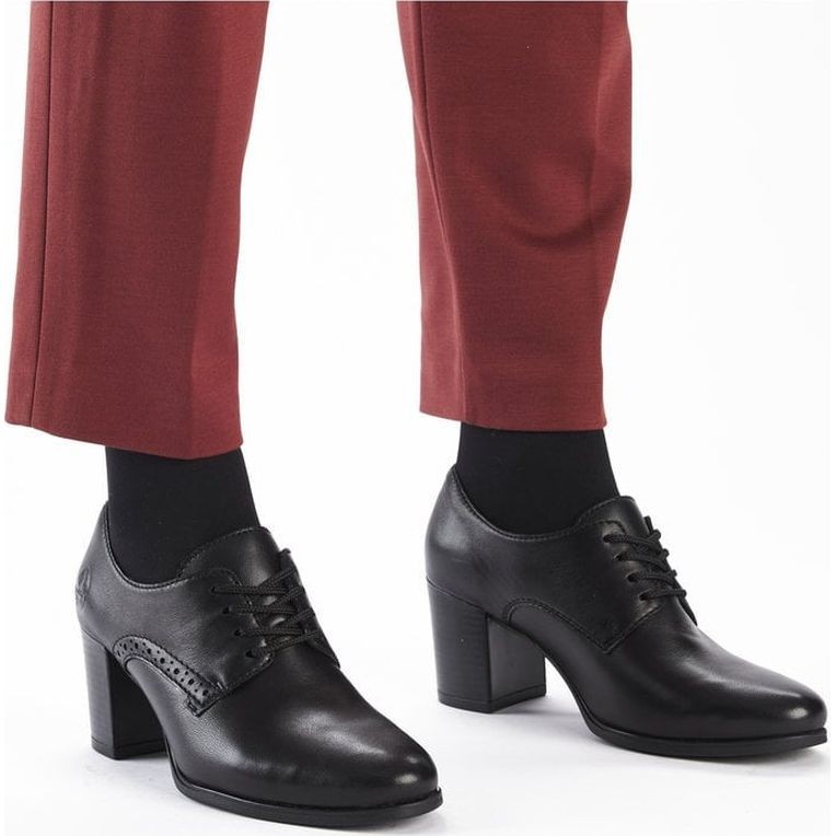 RIEKER Aulinukai moterims, Juoda, Ladies shoes 7