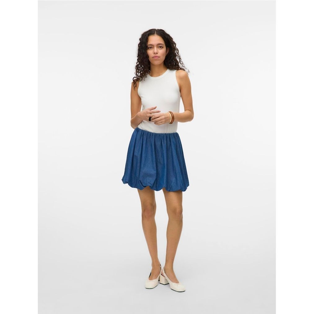 VERO MODA Marškiniai be rankovių moterims, Balta, Promise tank top 4