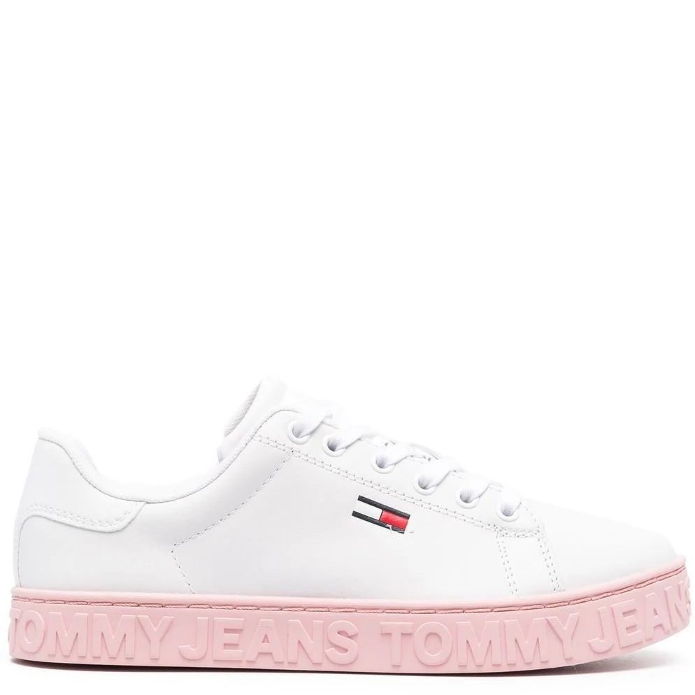 TOMMY JEANS Sportiniai bateliai moterims, Rožinė, Cool sneaker season 1