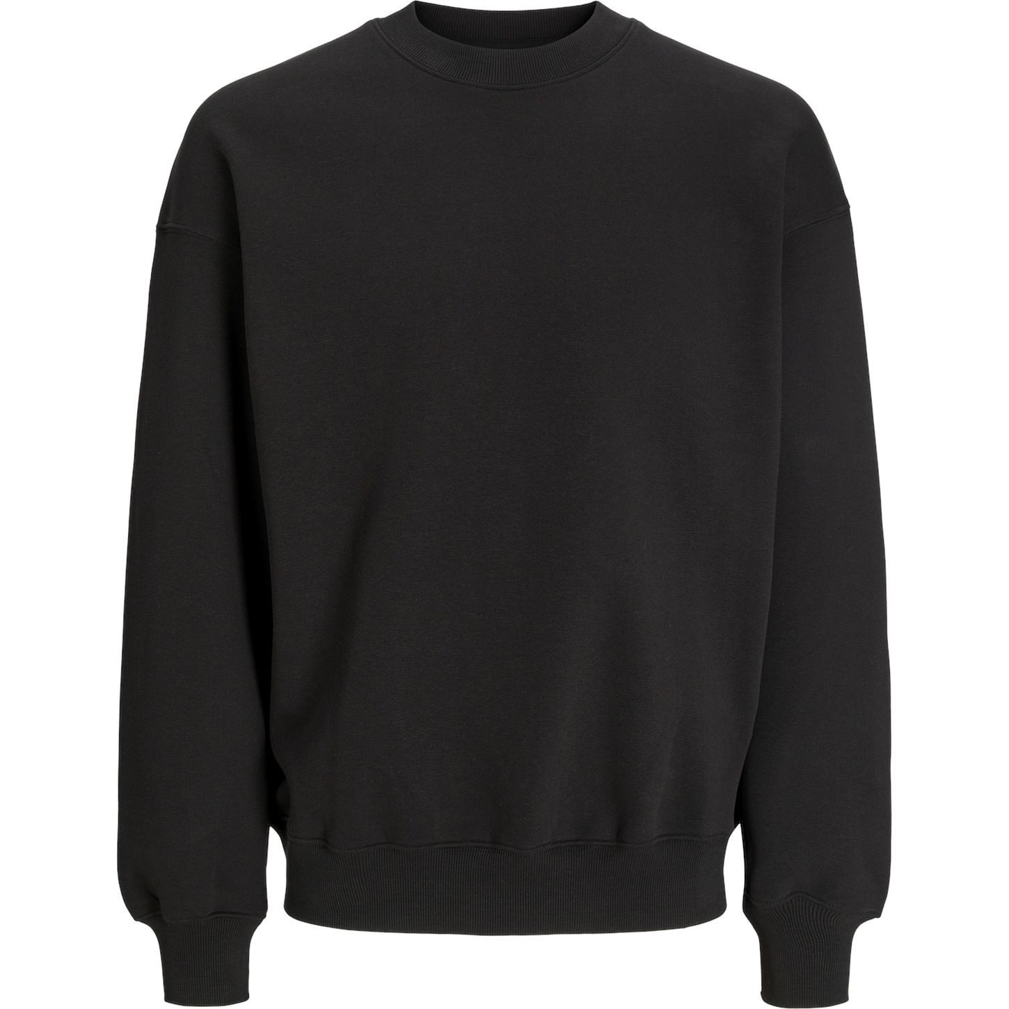 JACK & JONES Megztinis vyrams, Juoda, Urban edge sweat crew neck 1