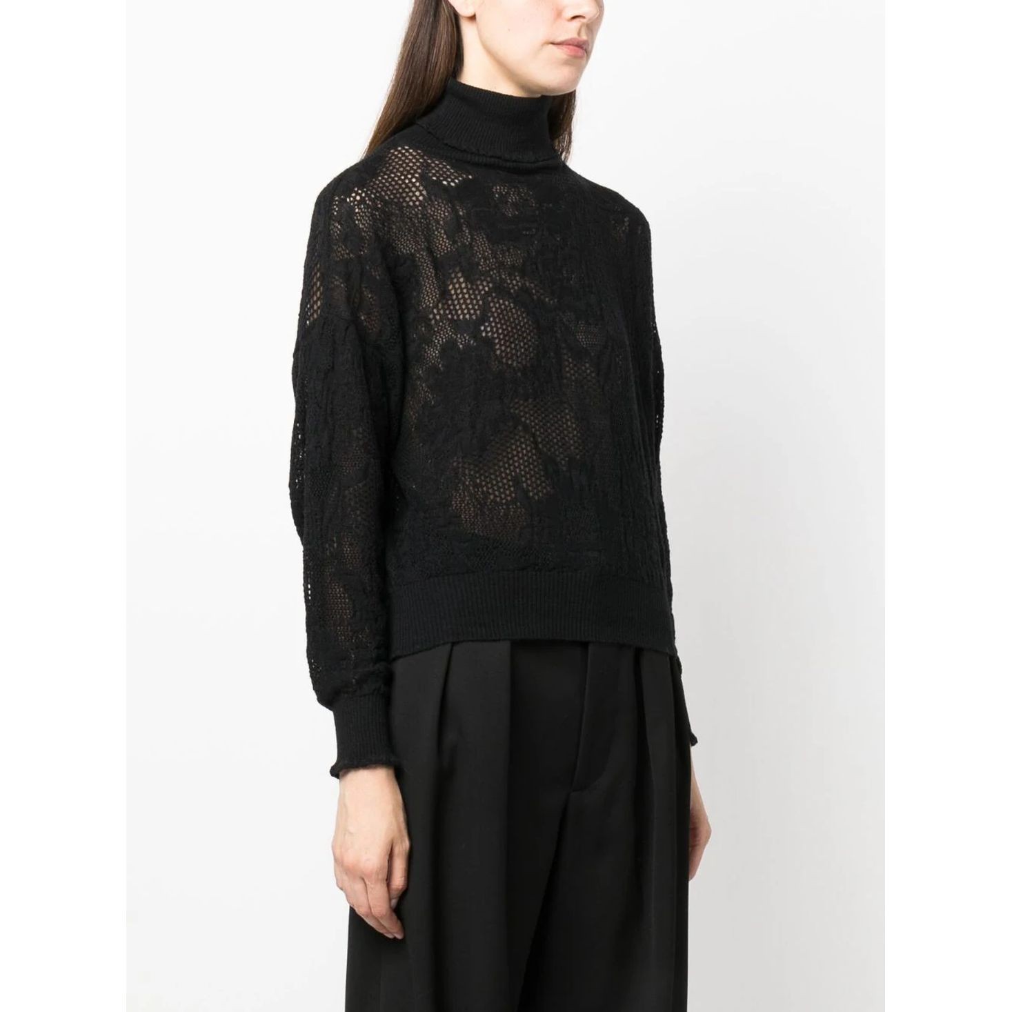 TWINSET Sportinis nertinis moterims, Juoda, Sweatshirt 3