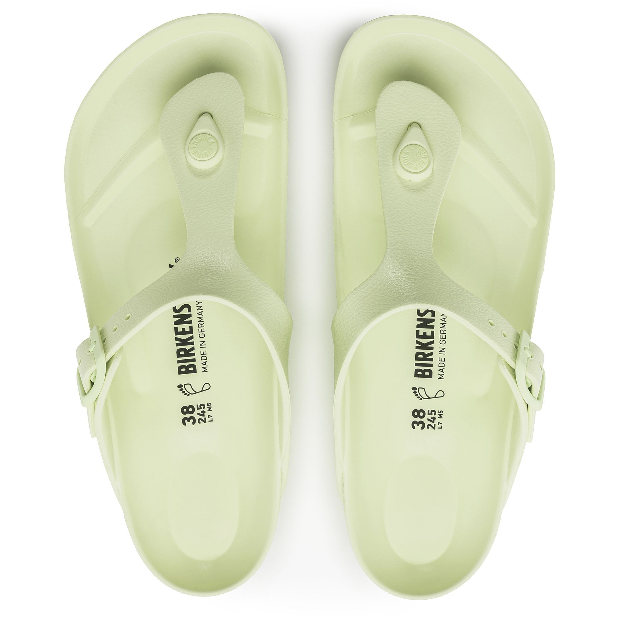 BIRKENSTOCK Pliažo šlepetės per pirštą, Geltona, Gizeh EVA flip-flops 4