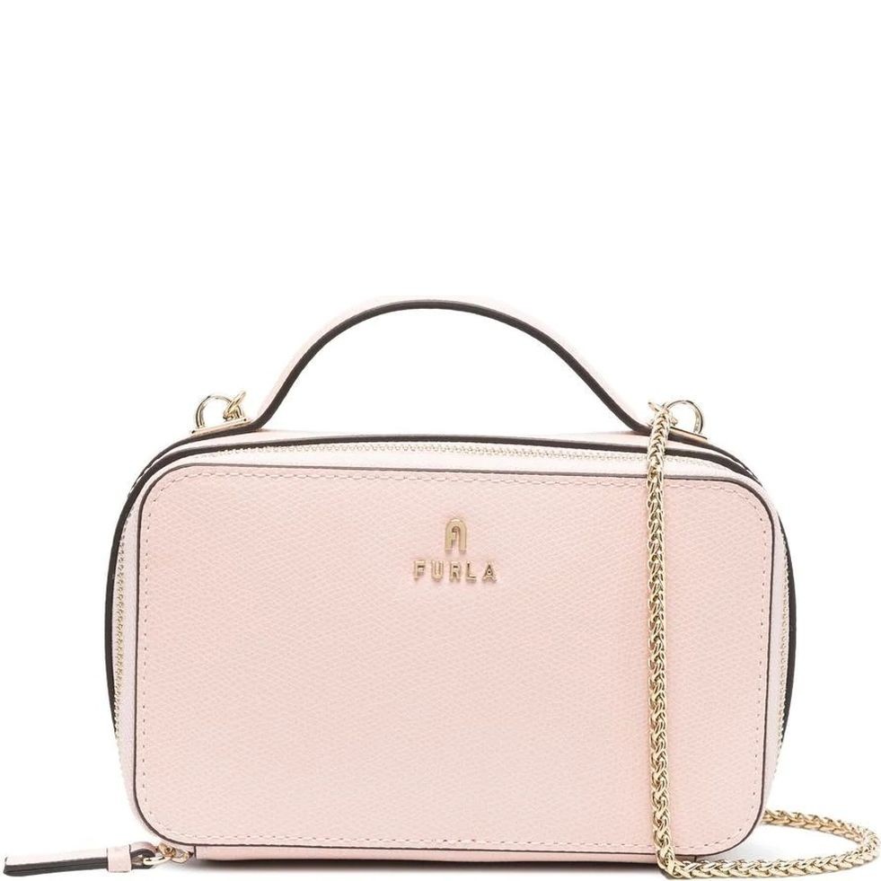 FURLA Rankinė per petį moterims, Rožinė, Furla camelia mini crossbody 1