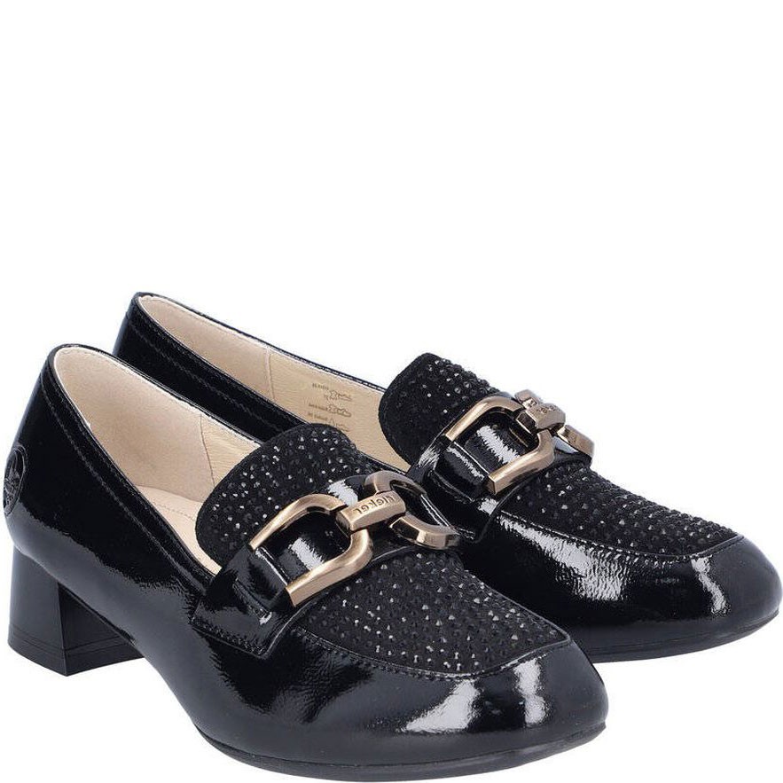 RIEKER Bateliai - moterims, Juoda, 45055/00 1