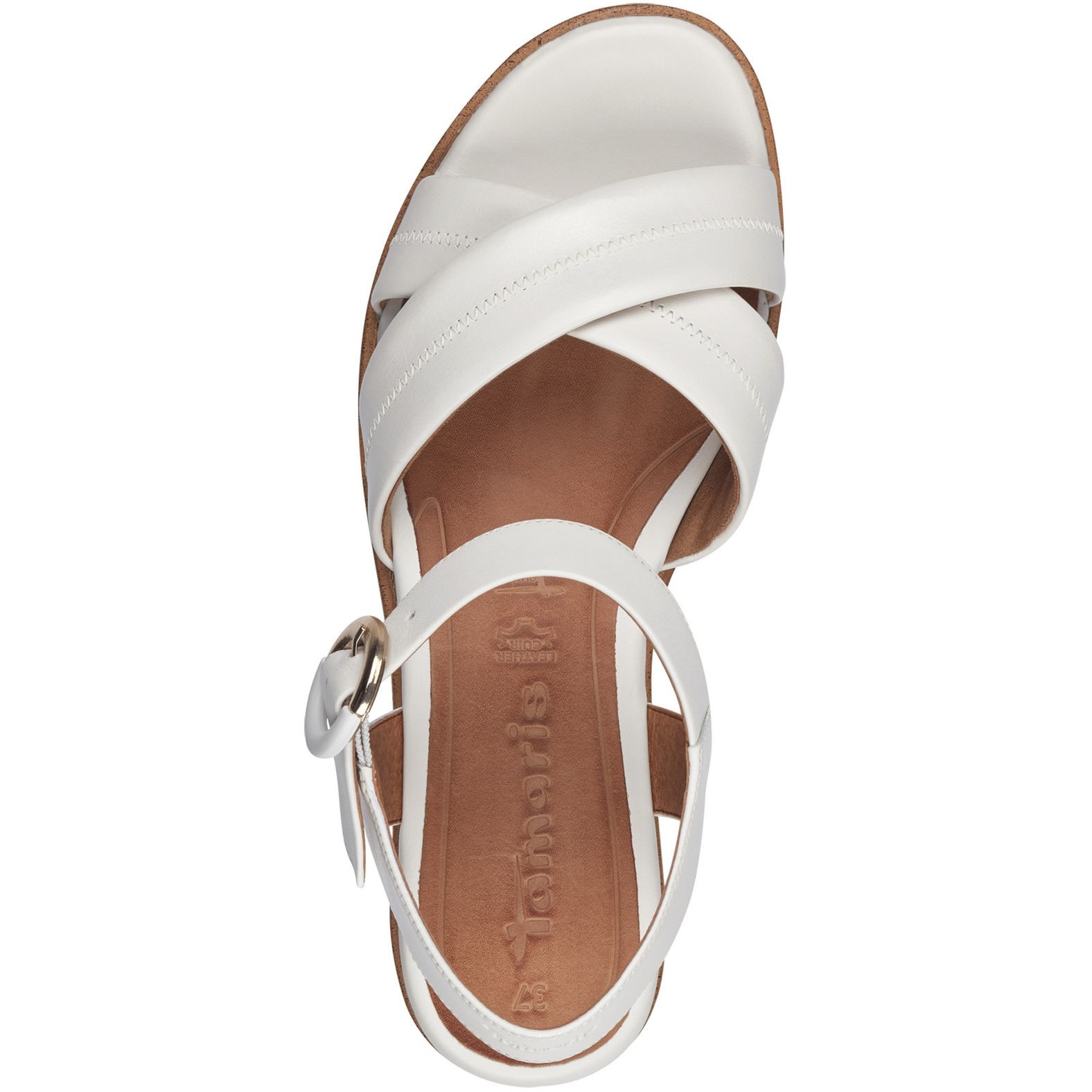 TAMARIS Basutės moterims, Balta, Sandals 4