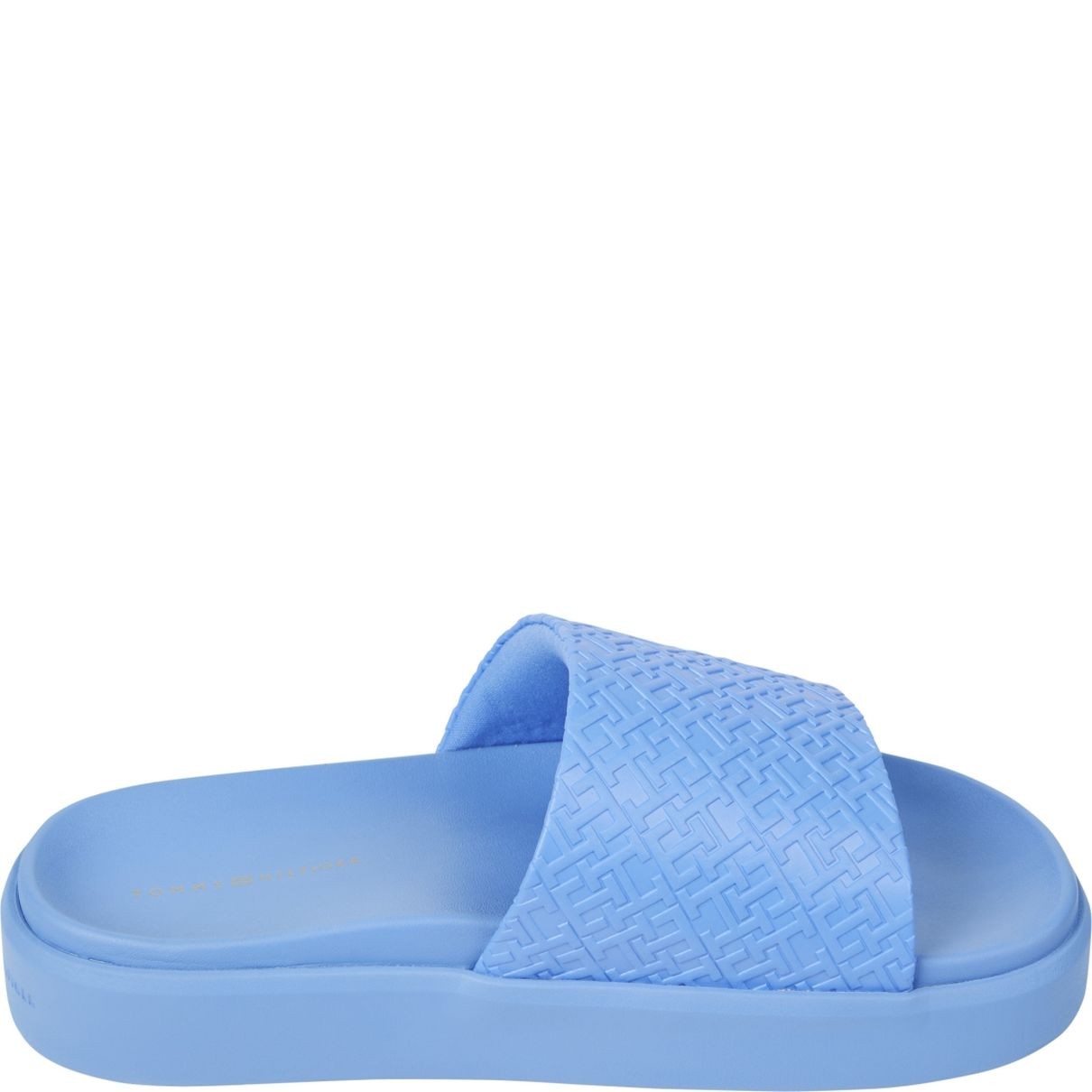 TOMMY HILFIGER Guminės šlepetės moterims, Mėlyna, Platform pool slide 3