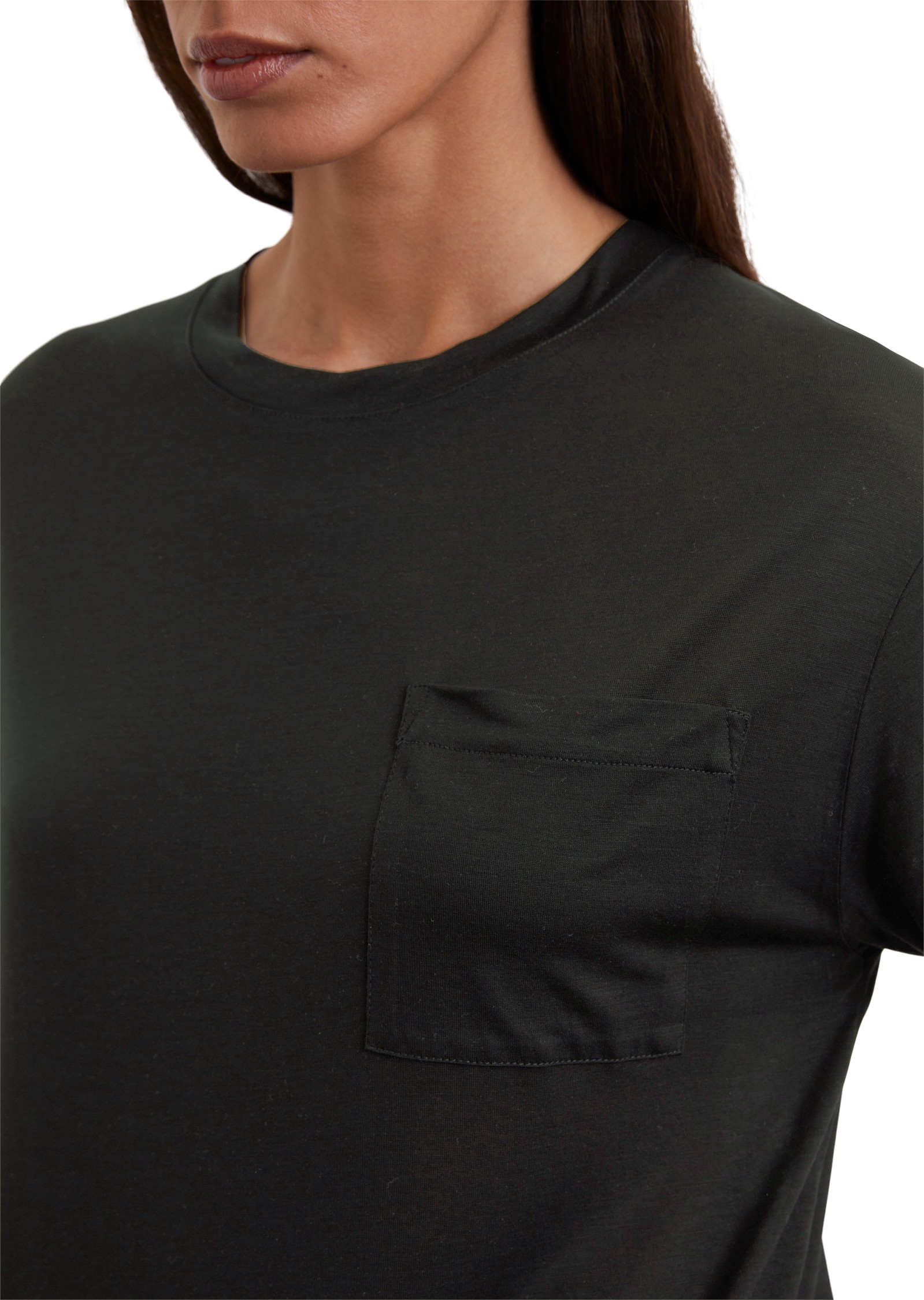 MARC O'POLO Marškinėliai trump. rankovėmis moterims, Juoda, Tshirts sh 503202851049 4