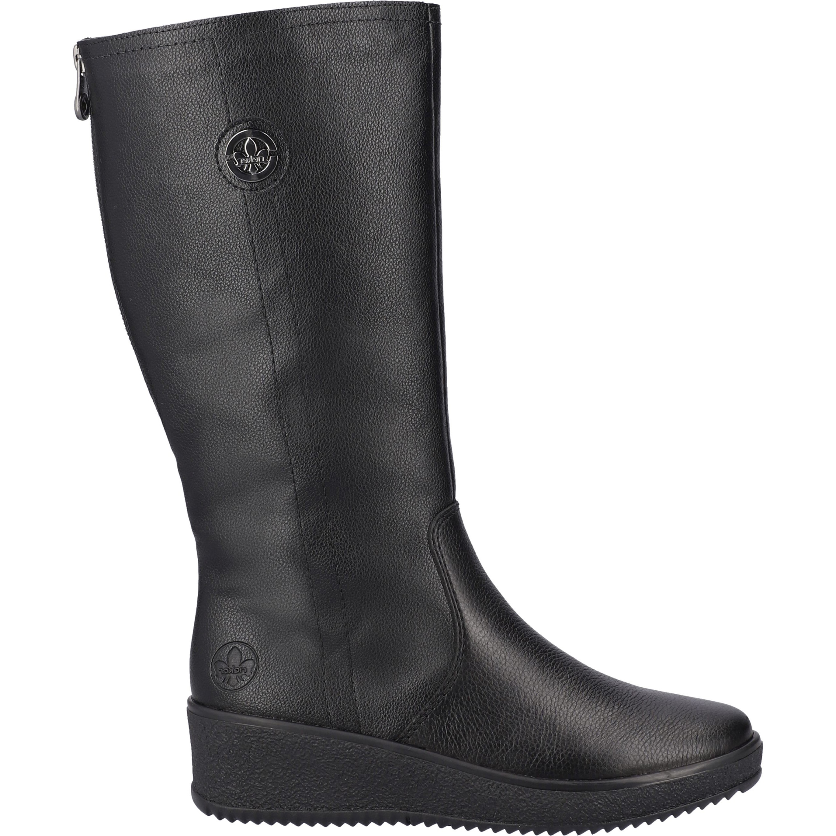 RIEKER Auliniai moterims, Juoda, Ladies' boots 4