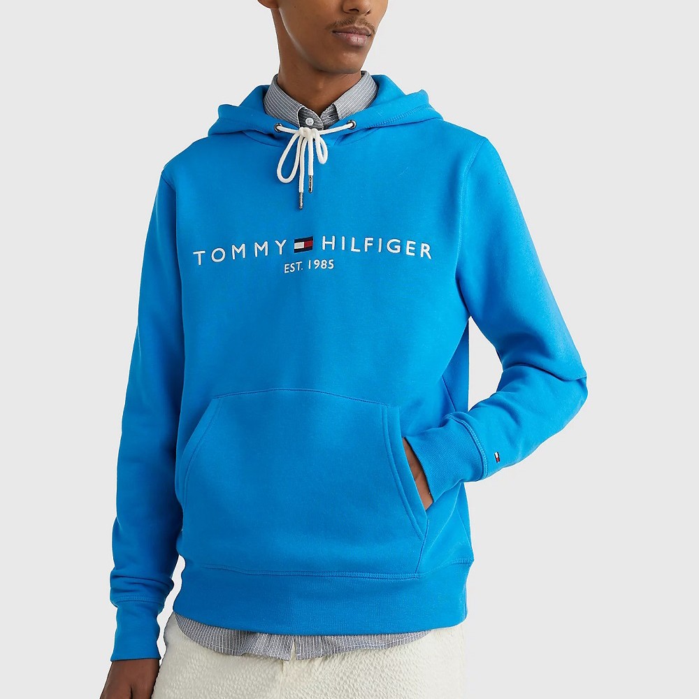 TOMMY HILFIGER Džemperis vyrams, Mėlyna, Tommy logo hoody 2