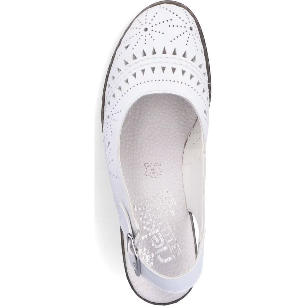 RIEKER Basutės moterims, Balta, Basutės 6