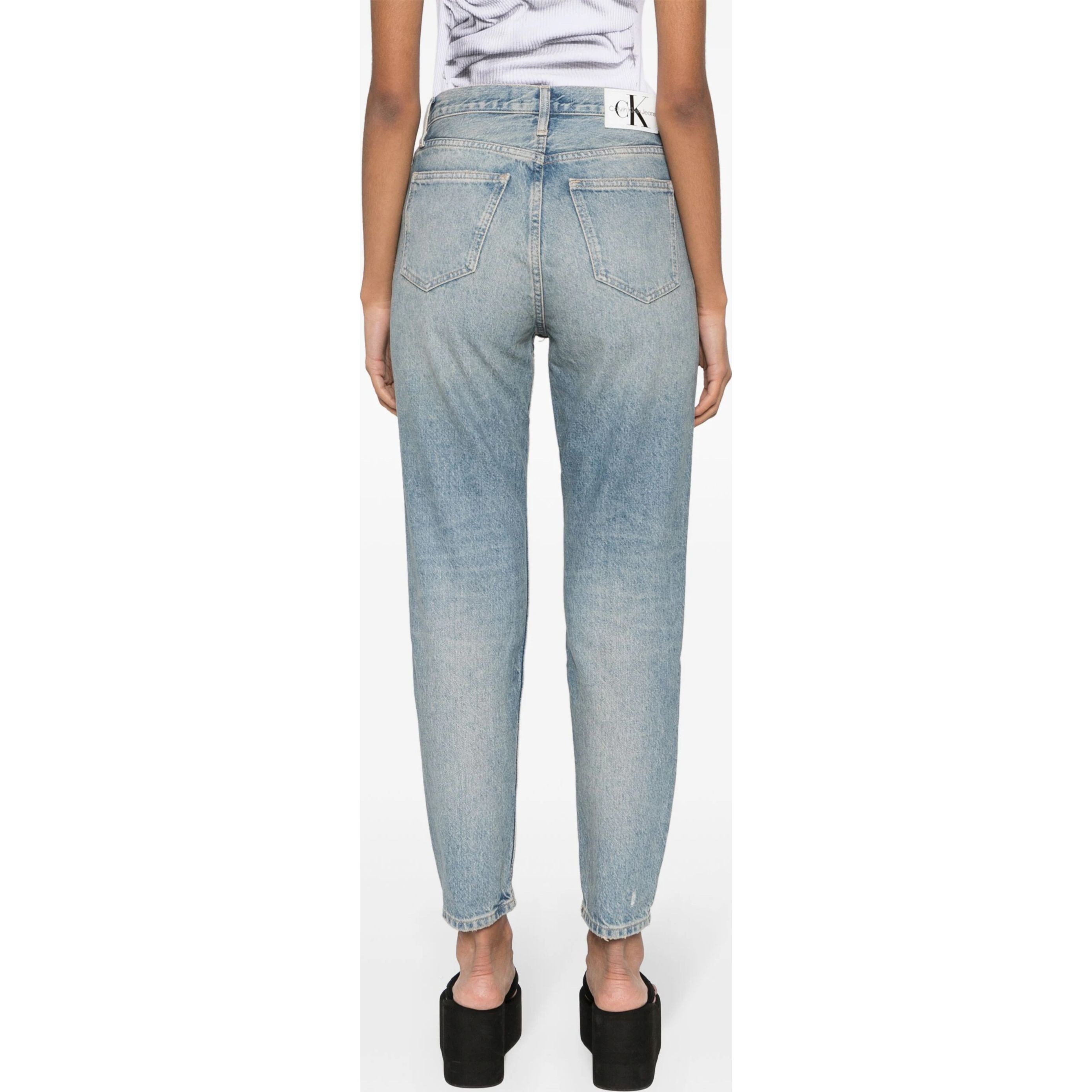 CALVIN KLEIN JEANS Tiesūs džinsai moterims, Mėlyna, Jogger 3