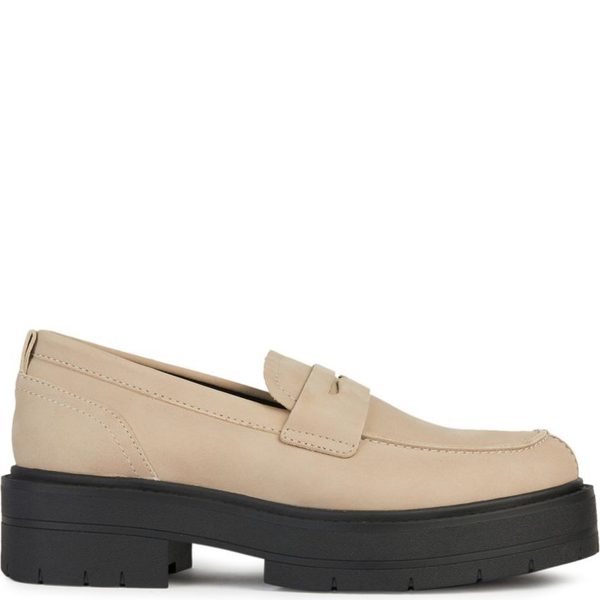 GEOX Loaferiai moterims, Smėlio, Spherica ec7 loafer 1