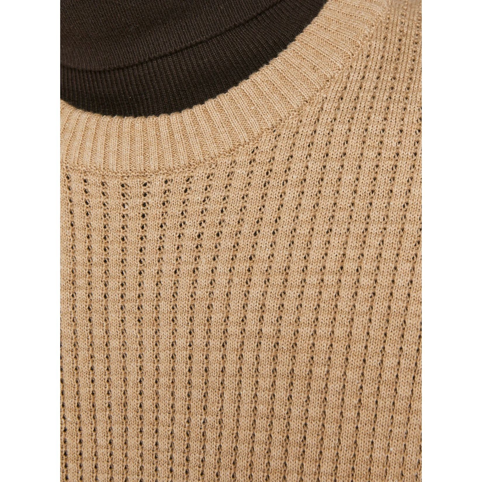 JACK & JONES Liemenė vyrams, Smėlio, JPRBLAONDRA KNIT VEST 4