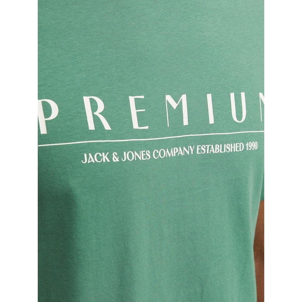 JACK & JONES Marškinėliai vyrams, Žalia, JPRSTAR TEE SS CREW 5