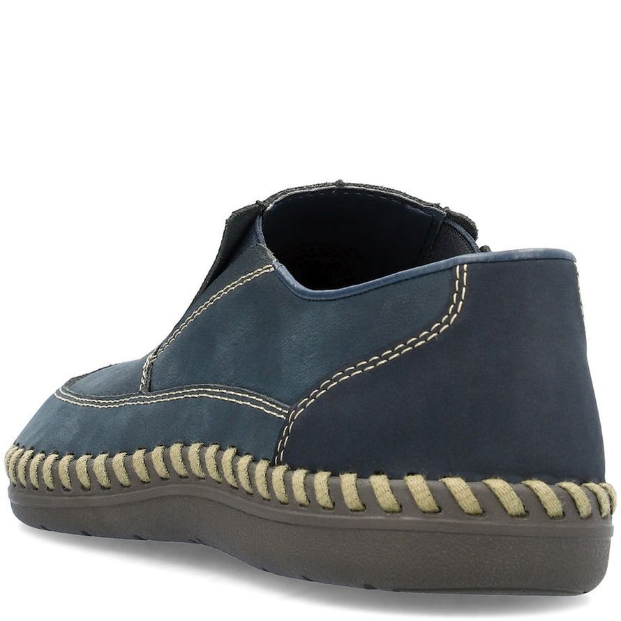 RIEKER Laisvalaikio bateliai vyrams, Mėlyna, LEISURE 5