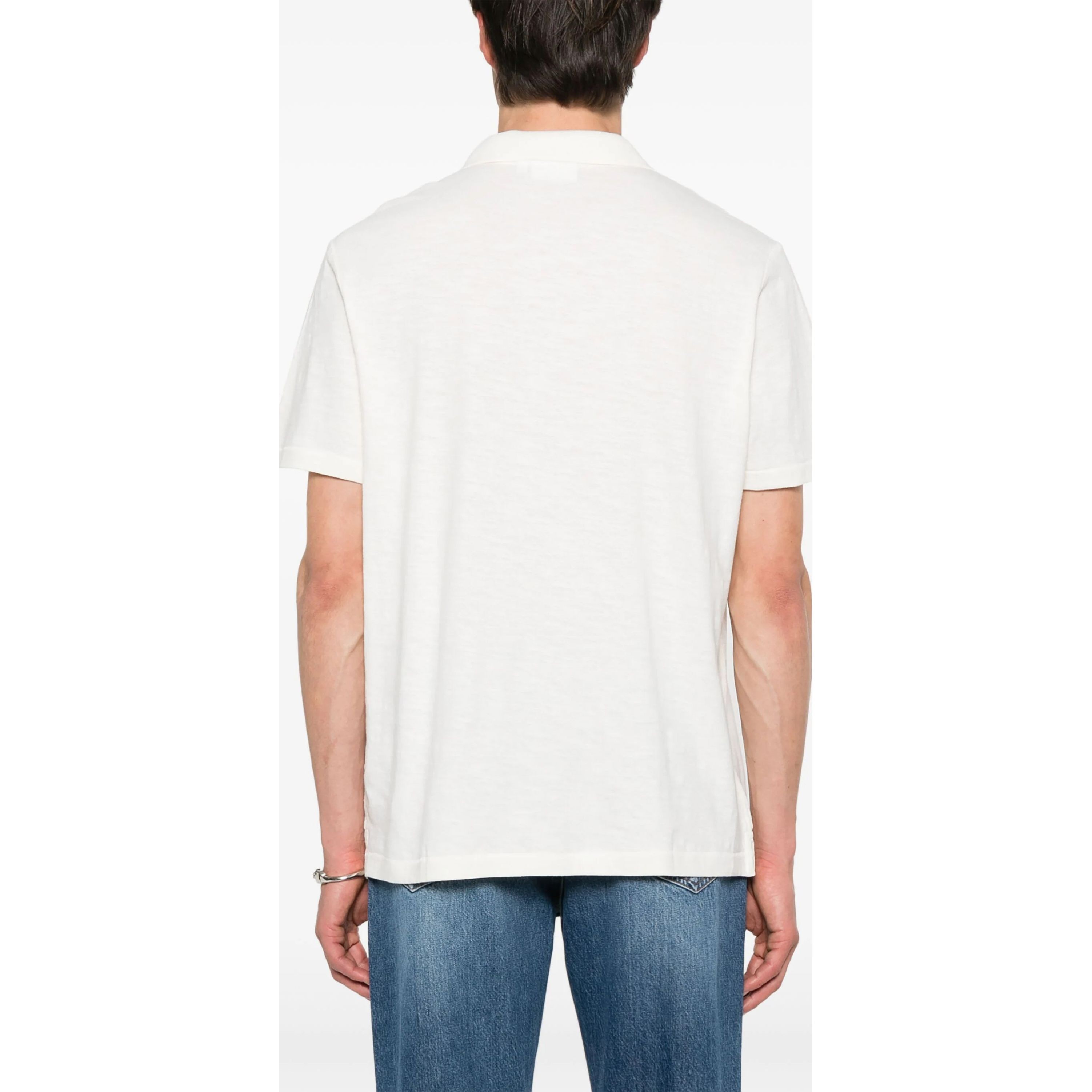 CALVIN KLEIN Polo marškiniai trumpos rank. vyrams, Balta, S/s polo 3