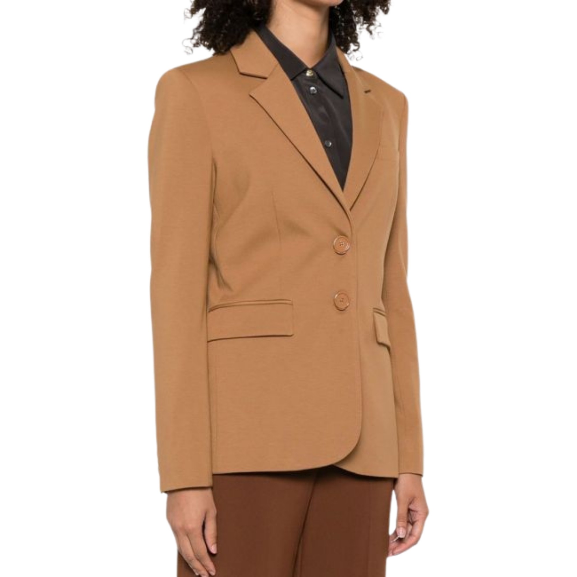 PINKO Švarkas moterims, Smėlio, Ruota jacket 2