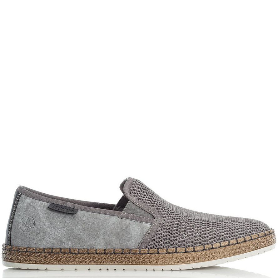 RIEKER Laisvalaikio bateliai vyrams, Pilka, LEISURE 2