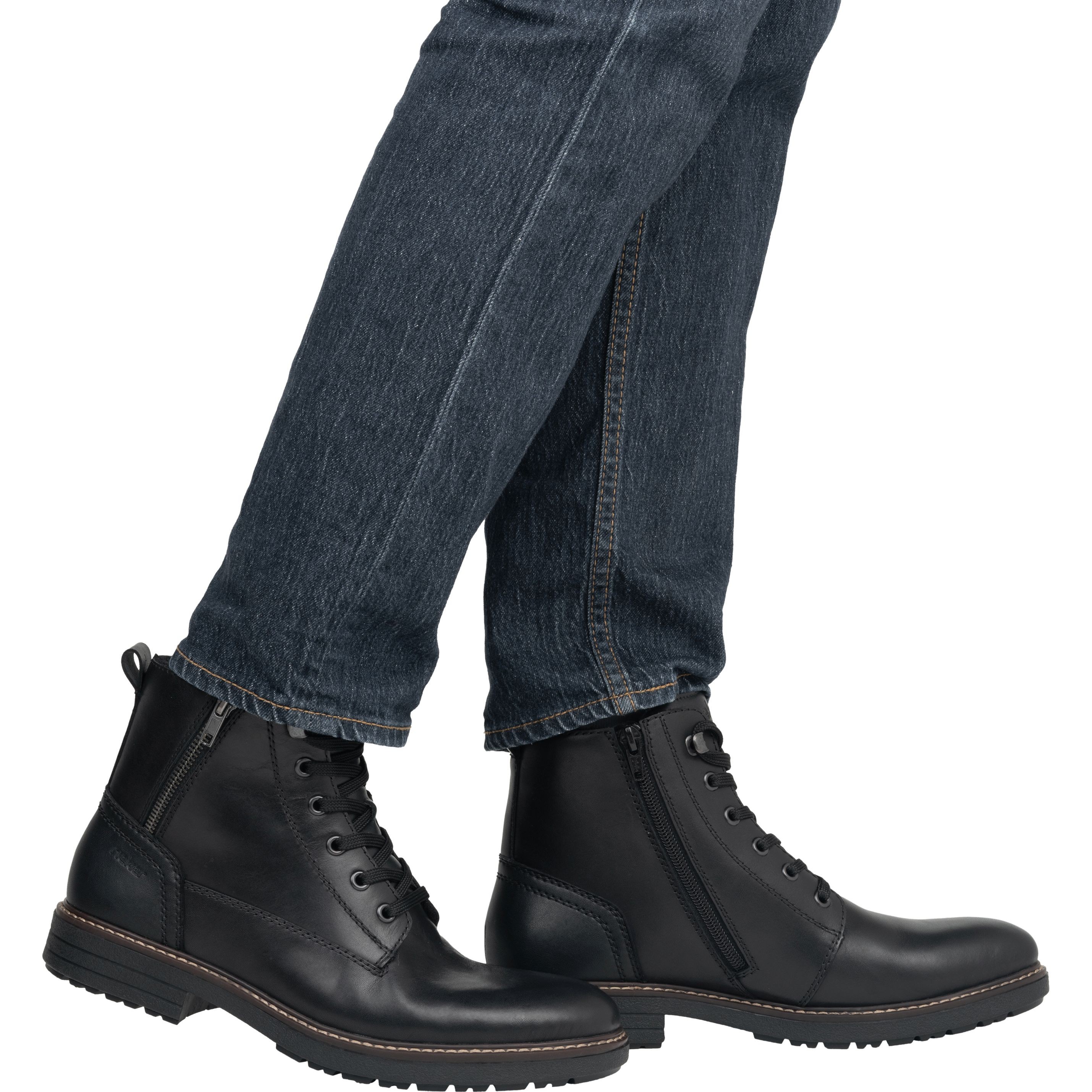 RIEKER Aulinukai vyrams, Juoda, Men's boots 2