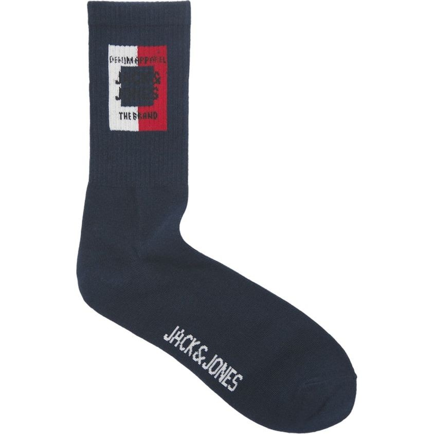 JACK & JONES Kojinės vyrams, Juoda, JACCOLOR BLOCK SOCKS 5 6
