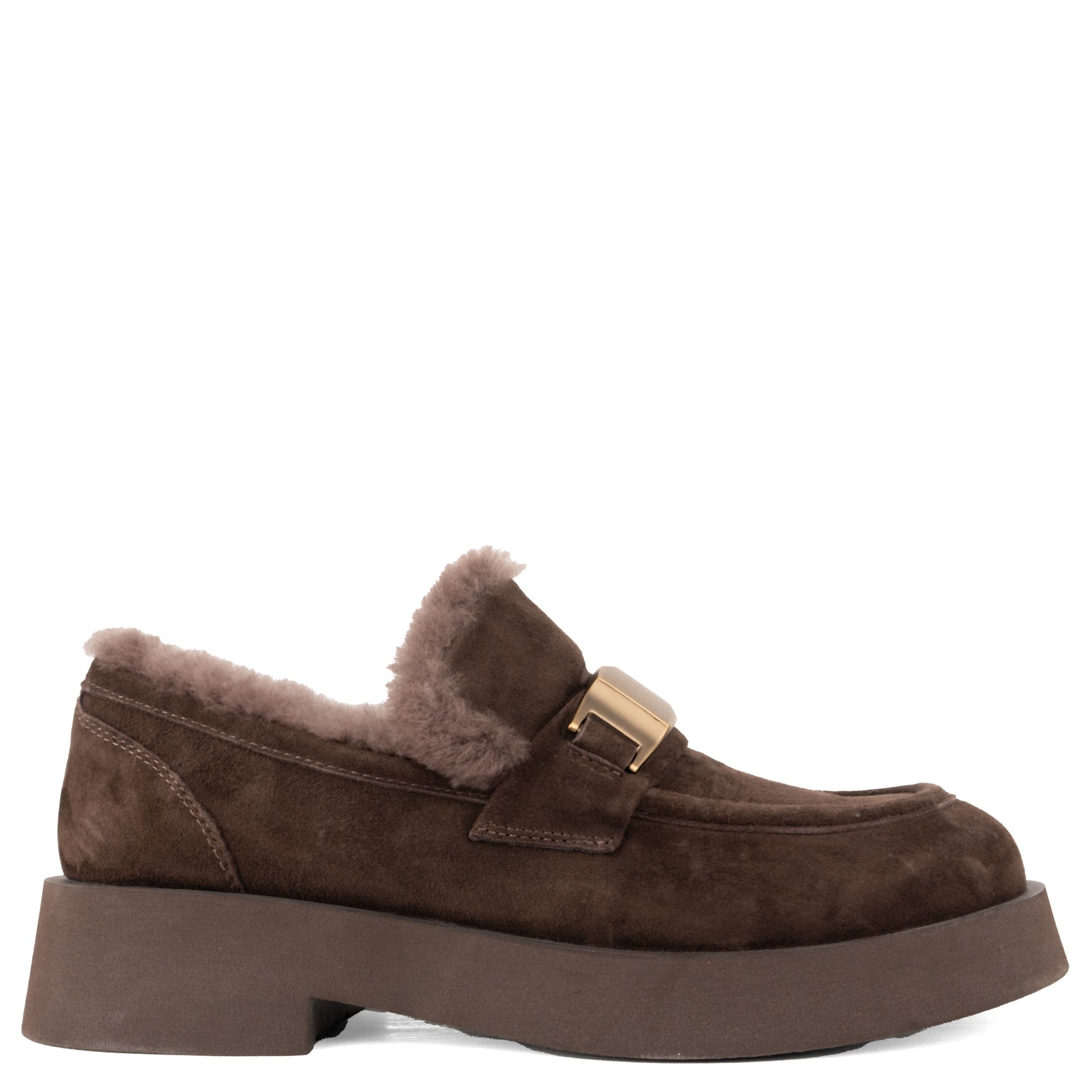 SERGIO MORETTI Loaferiai moterims, Ruda, Loafers 2
