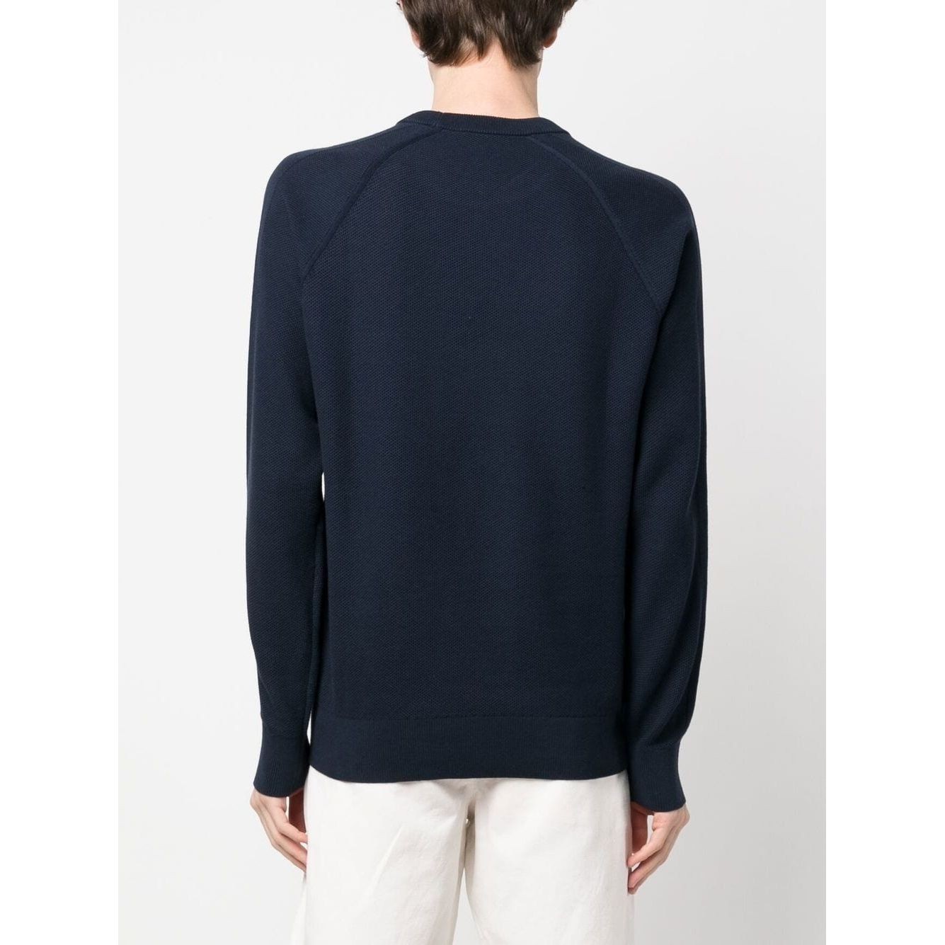 MICHAEL KORS Megztinis vyrams, Mėlyna, Mix stitch cotton crew sweater 3