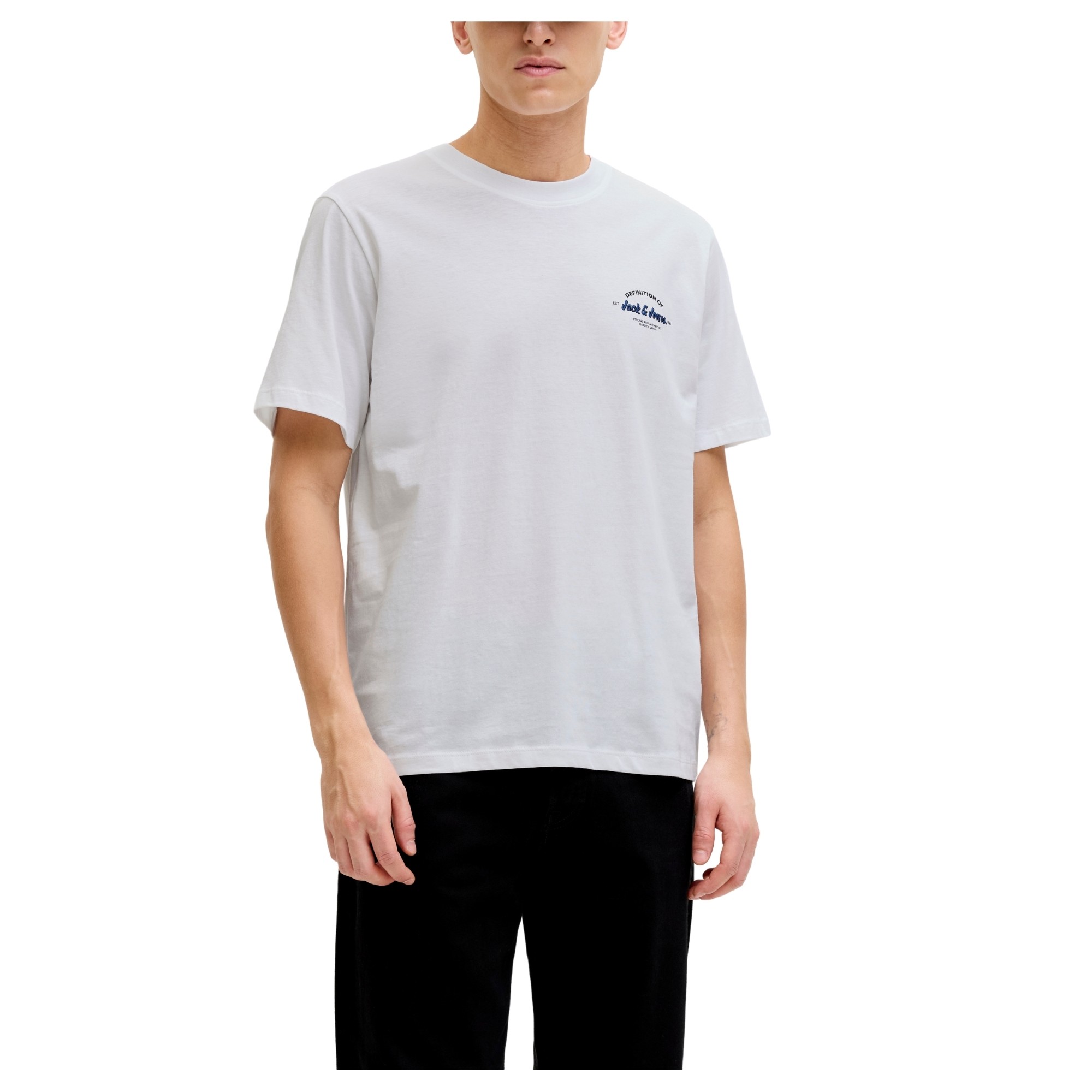 JACK & JONES Marškinėliai vyrams, Balta, Brandon 1