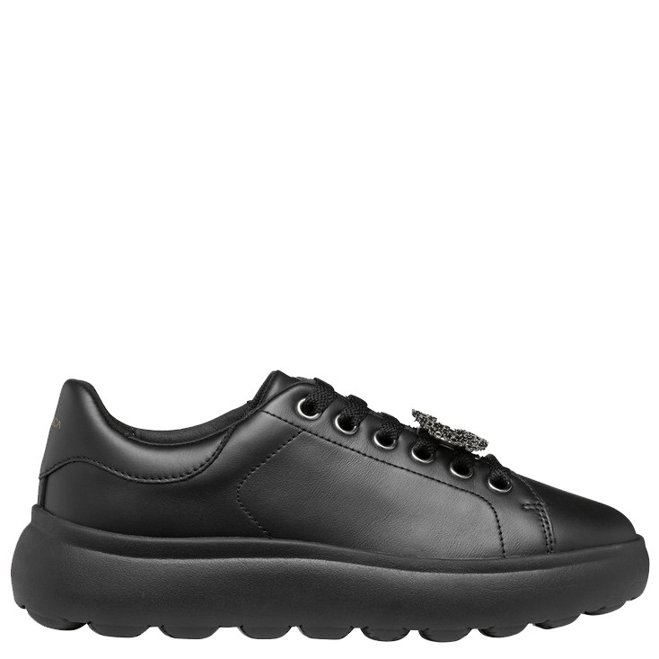 GEOX Laisvalaikio bateliai moterims, Juoda, Spherica ec4 leisure 2