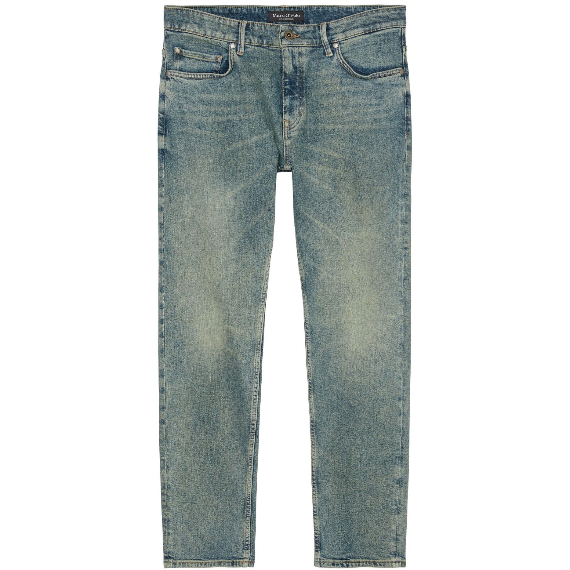 MARC O'POLO Tiesūs džinsai vyrams, Žalia 1