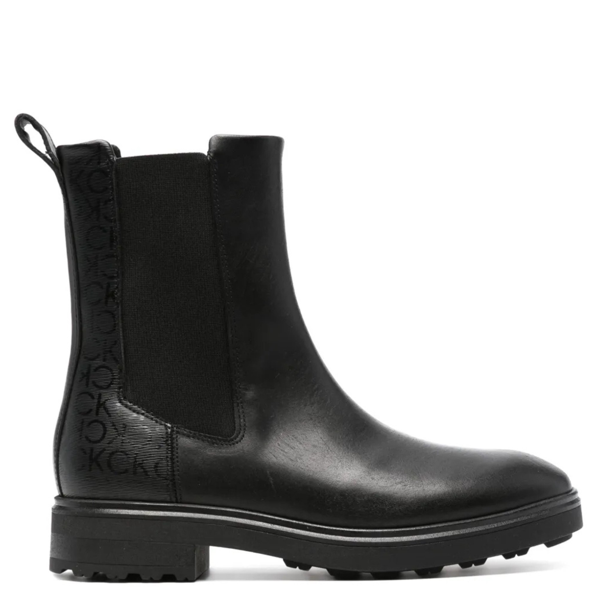 CALVIN KLEIN Aulinukai moterims, Juoda, Cleat chelsea boot 2