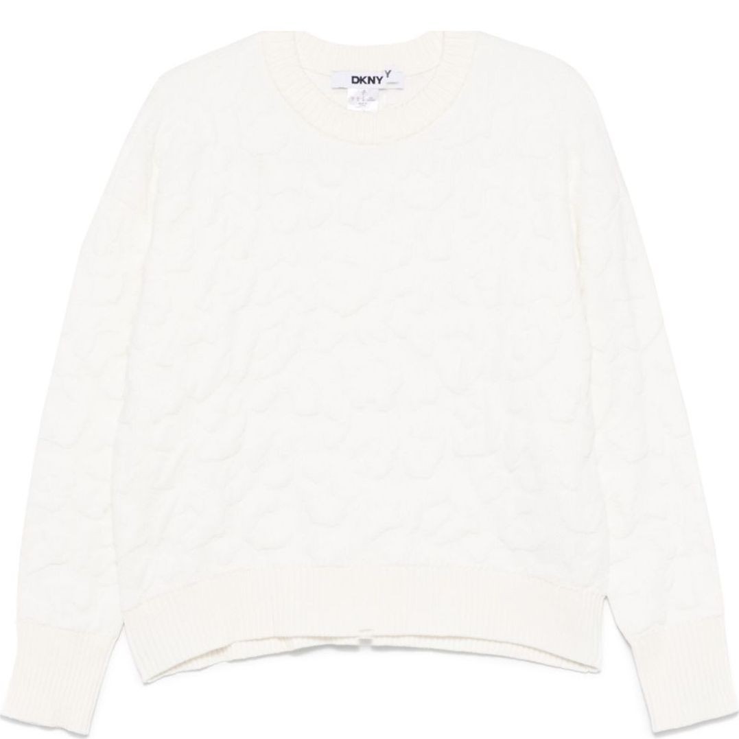 DKNY Megztinis moterims, Mėlyna, L/s cheetah chenille swtr 1