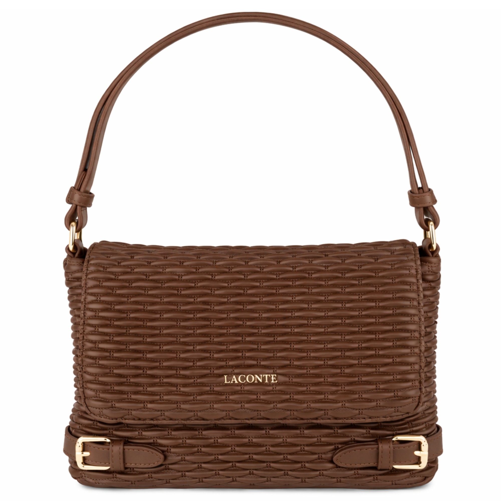 LA CONTE Rankinė per petį moterims, Ruda, Crossbody 1