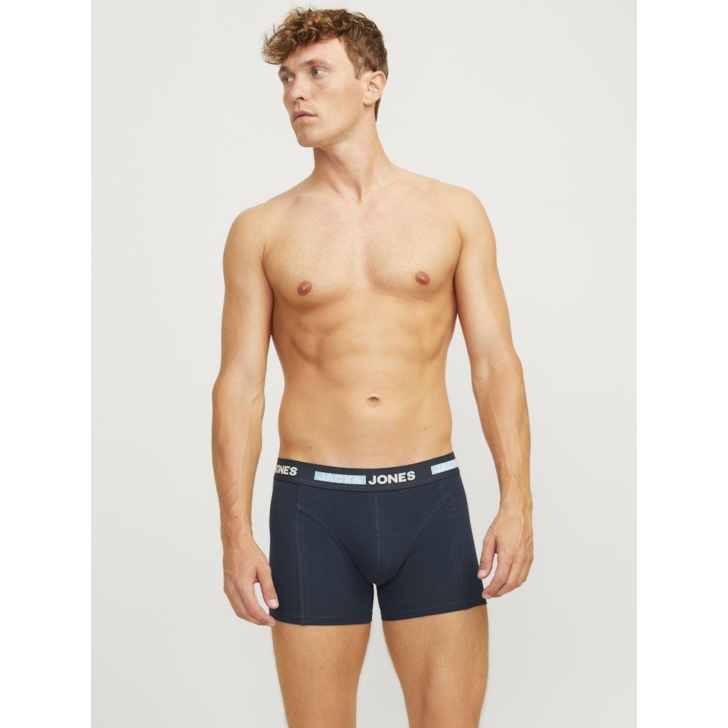 JACK & JONES Ilginti apatiniai vyrams, Marga, Scott solid trunks 3 pack 7