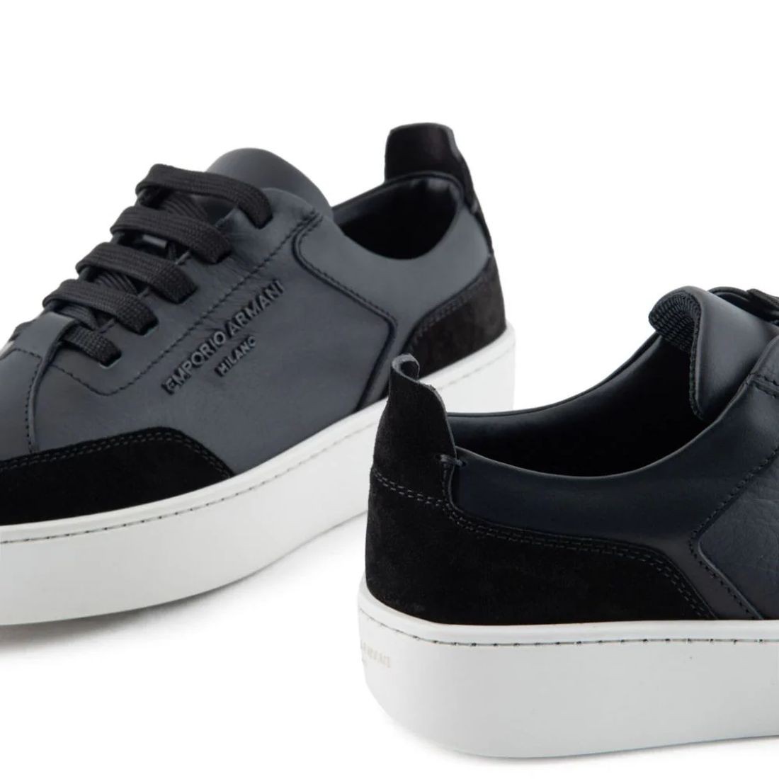 EMPORIO ARMANI Sportiniai bateliai moterims, Juoda, Sneaker 4