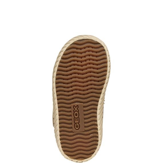 GEOX Laisvalaikio bateliai mergaitėms, Smėlio, Mirroless girl Leisure 10