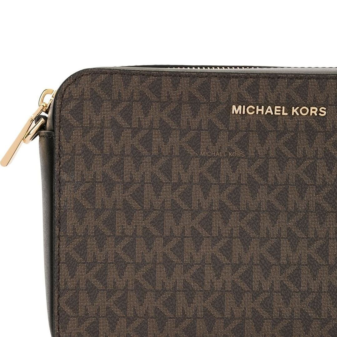 MICHAEL KORS Rankinė per petį moterims, Ruda, MD camera bag 3