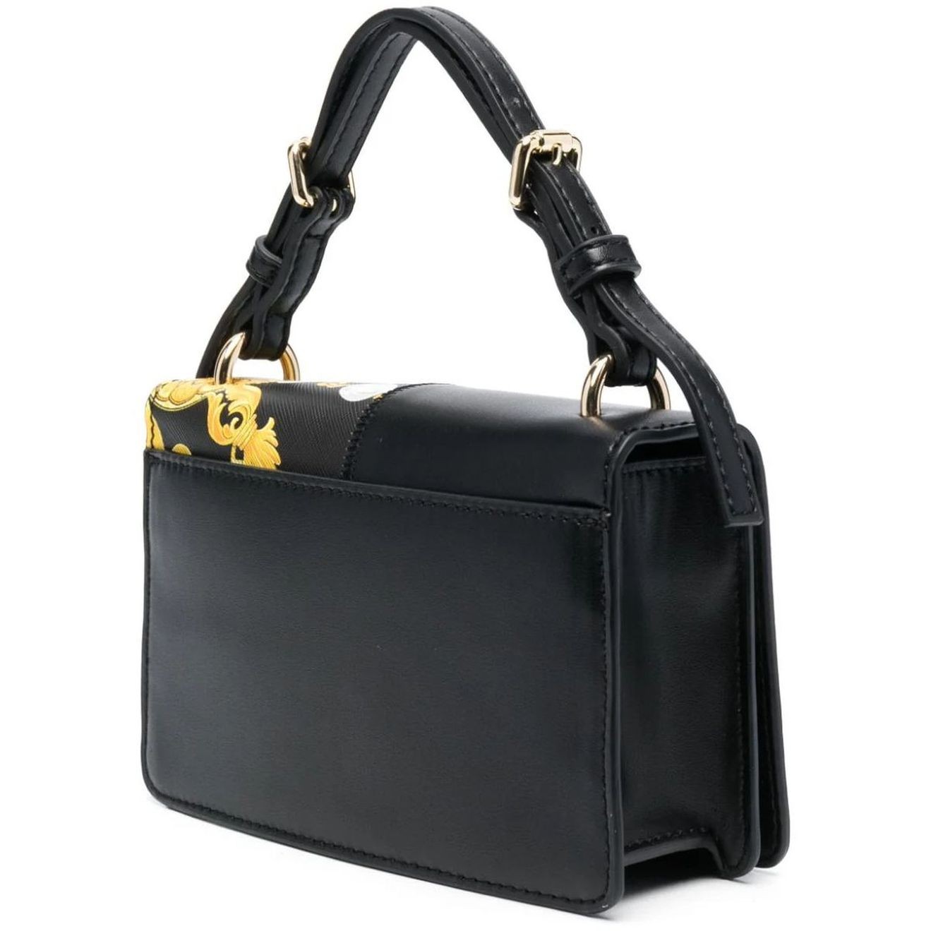 VERSACE JEANS CUTURE Rankinė per petį moterims, BLACK/GOLD, Rock cut  crossbody 2