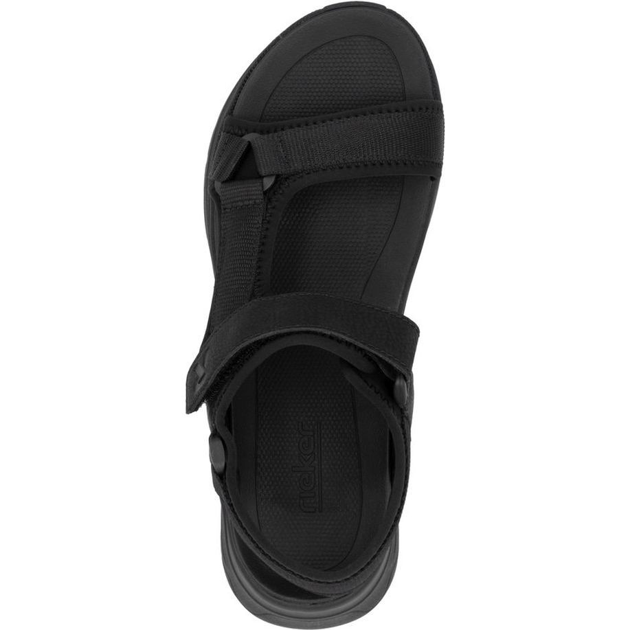 RIEKER Basutės moterims, Juoda, Sandals 5
