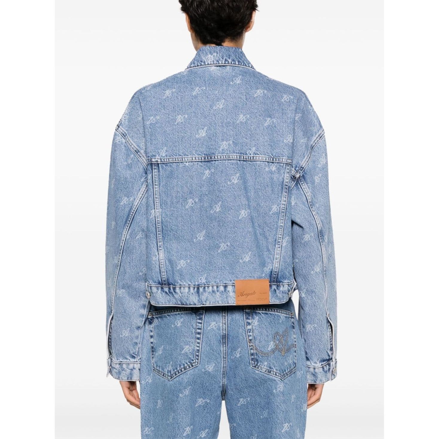 AXEL ARIGATO Bomberis moterims, Mėlyna, Signature rome denim jacket 4