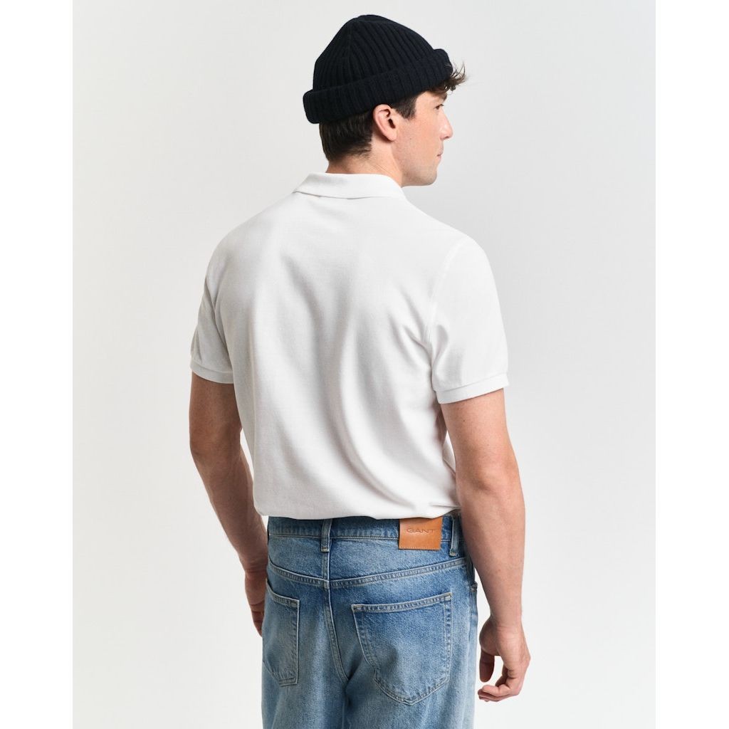 GANT Polo marškiniai trumpos rank. vyrams, Balta 3