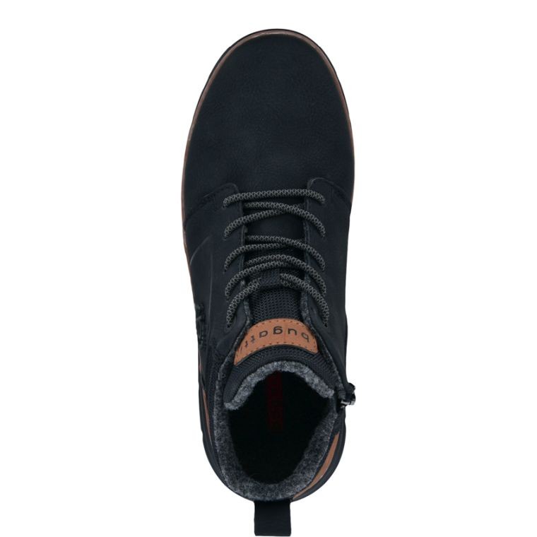 BUGATTI Aulinukai vyrams, Juoda, Booties 7