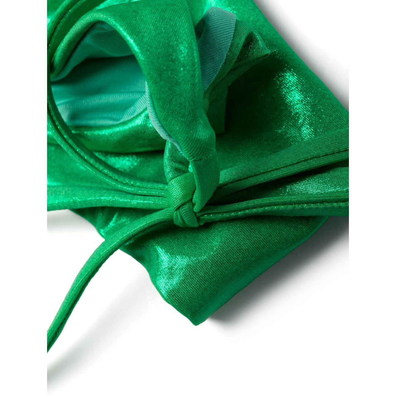 MOSCHINO UNDERWEAR Apatinė kostiumėlio dalis moterims, Žalia, Bikini Bottom 3