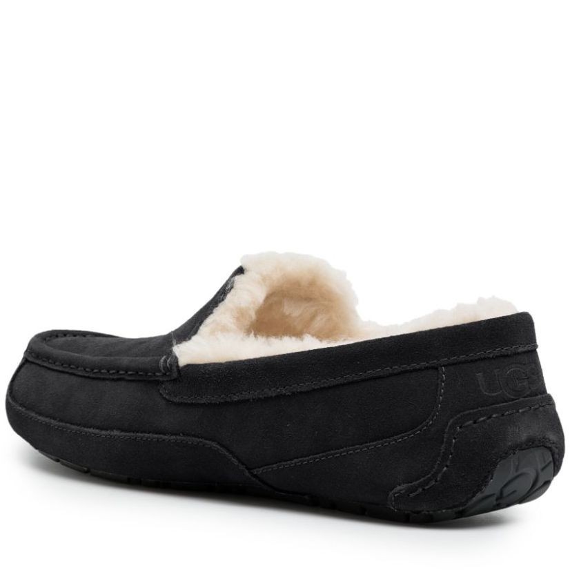 UGG Namų šlepetės vyrams, Juoda, Ascot Indoor 3