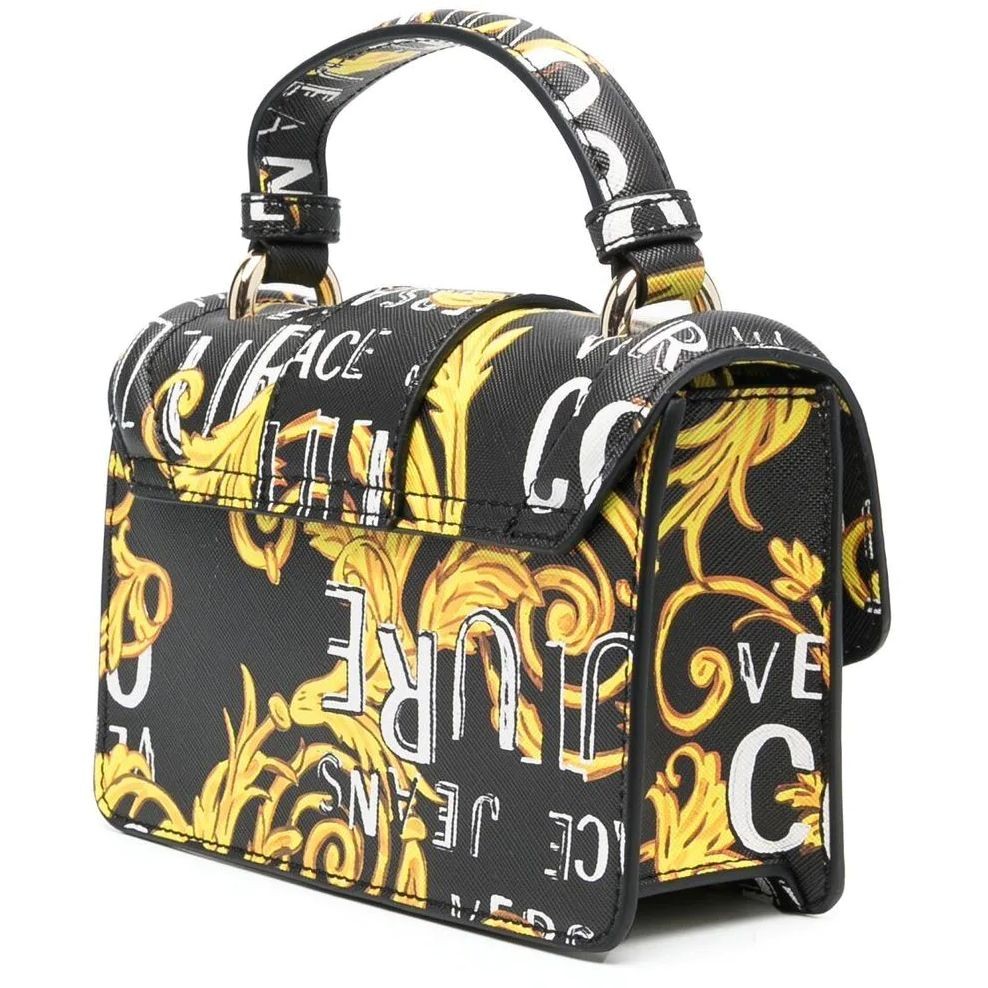 VERSACE JEANS CUTURE Rankinė per petį moterims, BLACK/GOLD, Range f - couture crossbody 2
