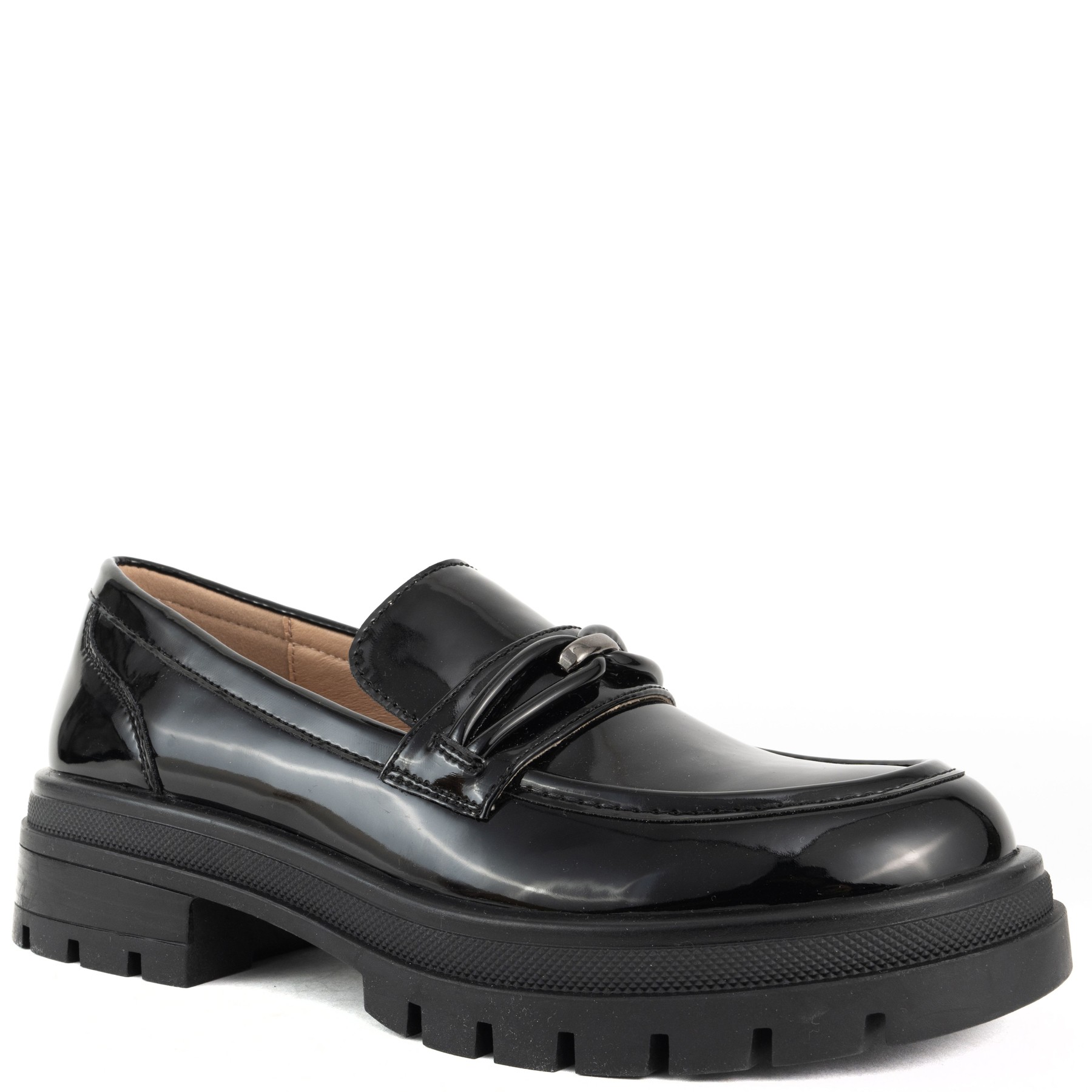 SANTINO MILANO Loaferiai moterims, Juoda, Loafers, SANTINO MILANO 25SS 1