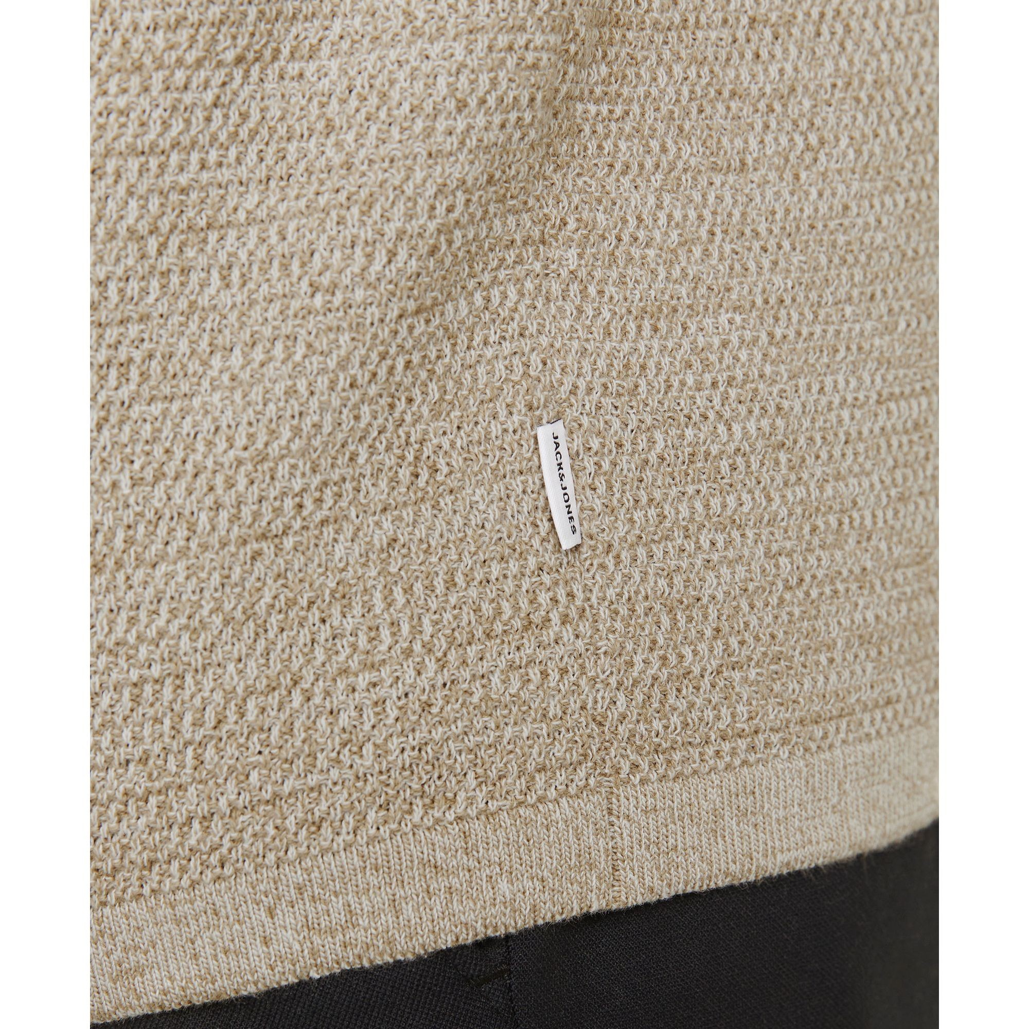 JACK & JONES Megzta palaidinė vyrams, Smėlio, George knit polo 4