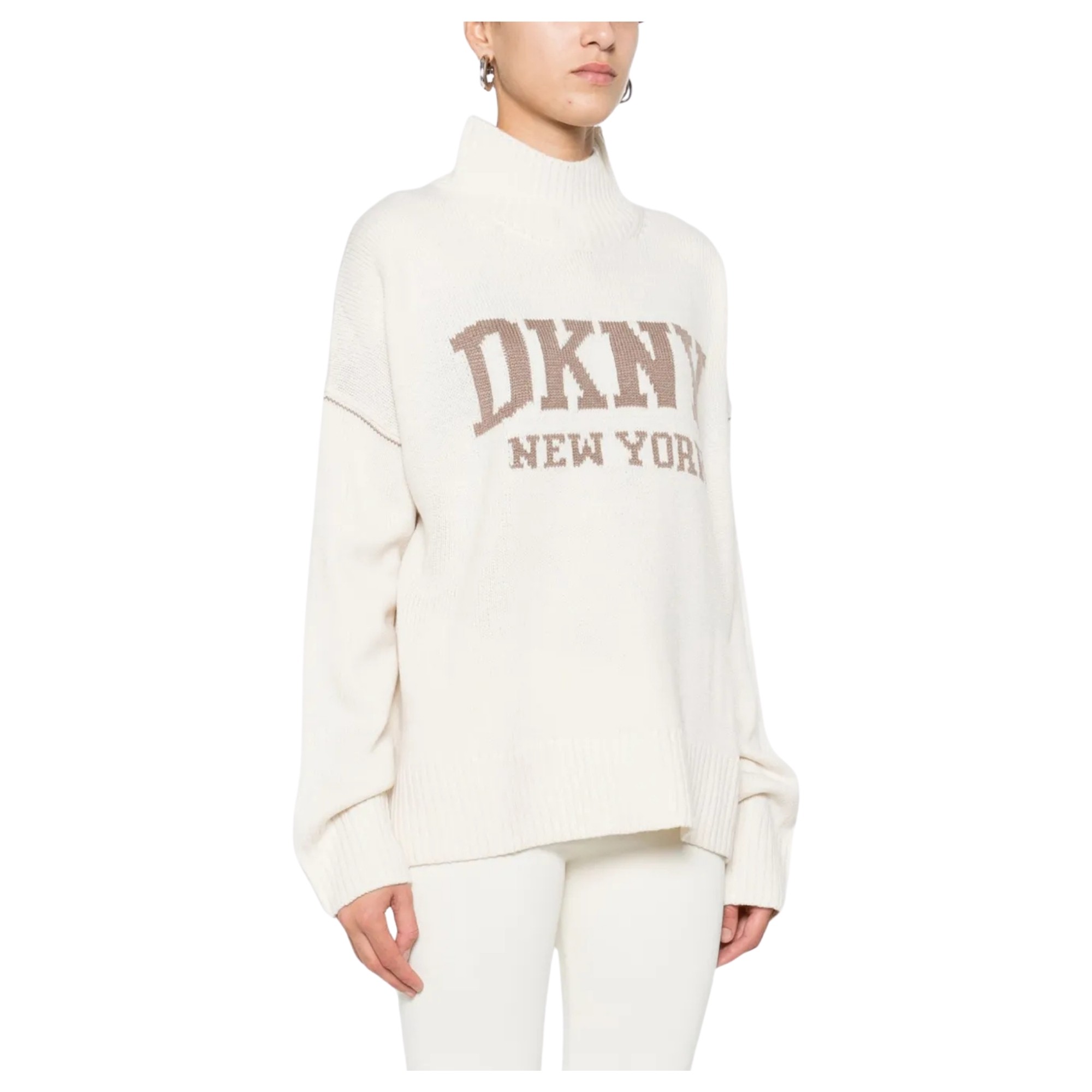 DKNY Megztinis moterims, Marga, Logo-intarsia sweater 2