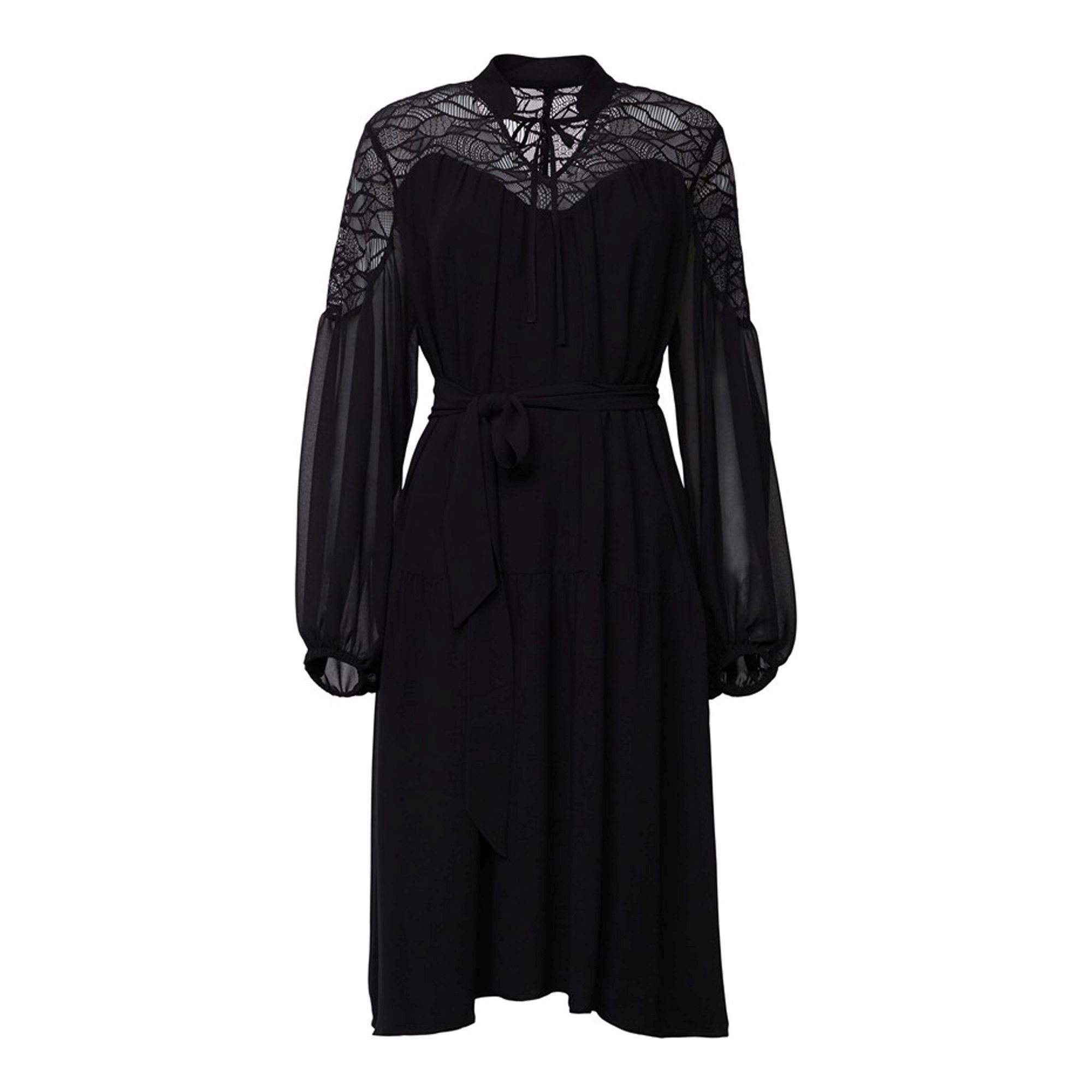 ESPRIT Midi suknelė moterims, Juoda, WoCollection 2